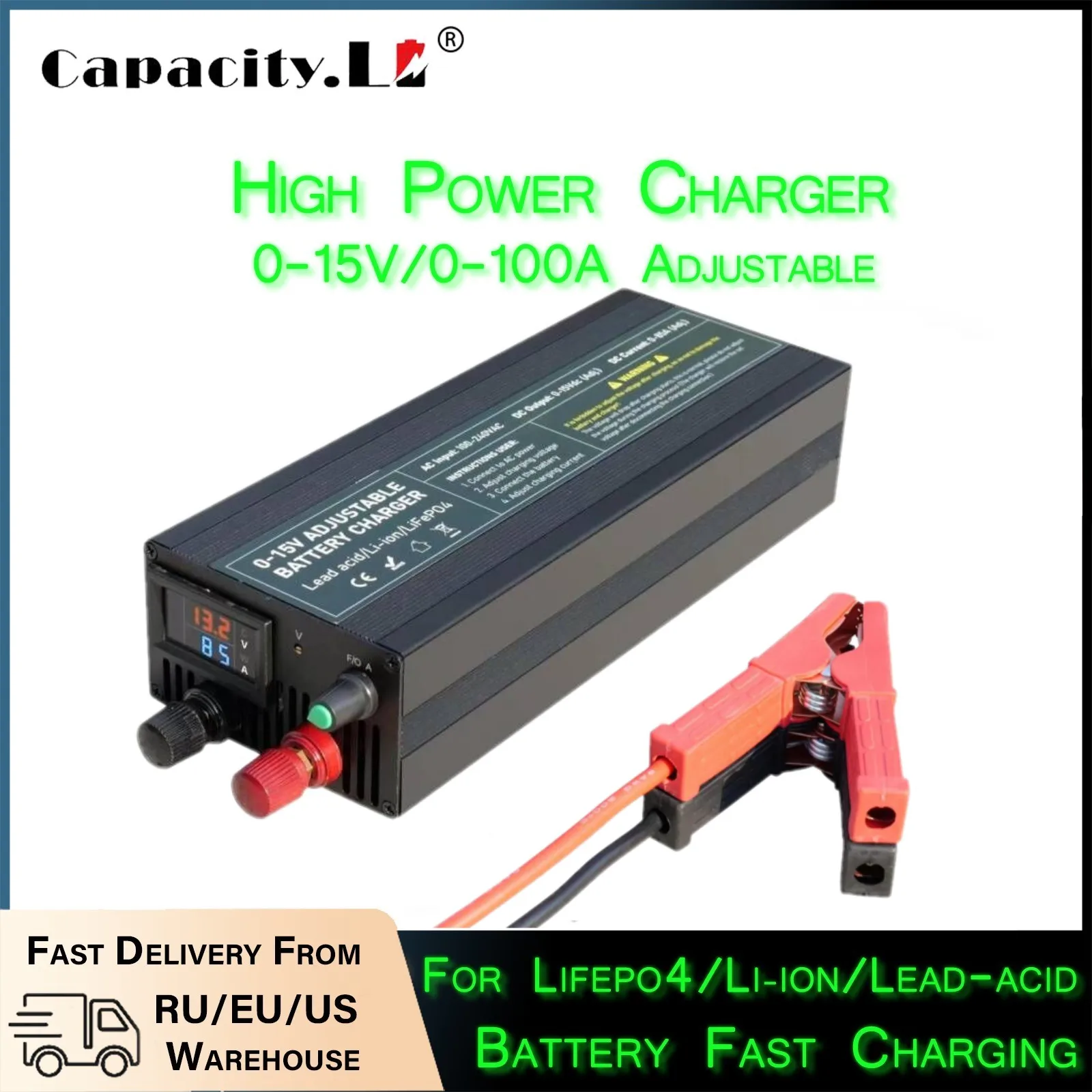 Chargeur de batterie réglable  - 84V 20A Smart Charger avis et prix