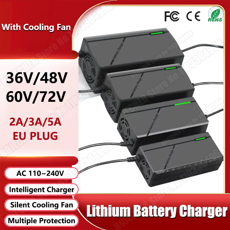 Chargeur 36V 48V 60V 72V 2A 3A - 84V 20A Smart Charger avis et prix