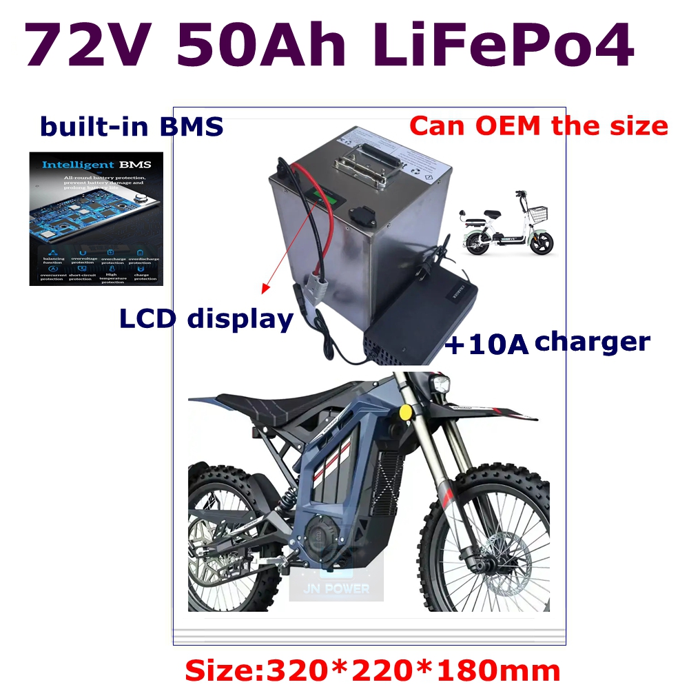 Batterie au lithium lifepo4 JN - 72V 40Ah Lifepo4 Battery Pack avis et prix