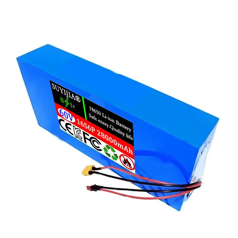 Nouveau 16S6P 60V 28Ah 18650 b - 60V 50Ah Electric Scooter Battery avis et prix